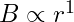 B\propto r^1