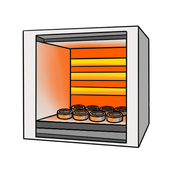 Curing-Compression Molded Magnets