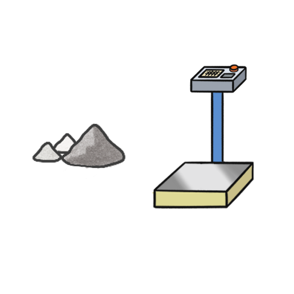 Weighing-Compression Molded Magnets